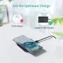 CHOETECH Wireless Charger, [2 Pack] 10W Max Qi-Certified Fast Wireless Charging Pad Compatible with iPhone SE 2020/11/11 Pro Max/XS Max/XS/X, Galaxy S20/Note 10/S10/S9, AirPods Pro(No AC Adapter)