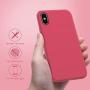 OTOFLY Liquid Silicone Gel Rubber Full Body Protection Shockproof Case for iPhone Xs/iPhone X，Anti-Scratch&Fingerprint Basic-Cases，Compatible with iPhone X/iPhone Xs 5.8 inch (2018), (Hibiscus)