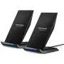 Fast Wireless Charger,[2 Pack] NANAMI Qi Certified Wireless Charging Stand Compatible iPhone SE/11/11 Pro/11 Pro Max/XR/XS Max/XS/X/8 Plus,Samsung Galaxy S20/S10/S9/S8/Note10+/9/8 and Qi-Enabled Phone