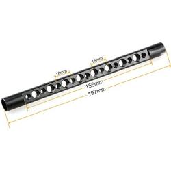 CAMVATE 15mm Cheese Rod with 1/4"-20 and 3/8"-16 Thread Hole for DSLR Rigs Camera Video Cage (197mm)