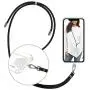 takyu Phone Lanyard, Universal Cell Phone Lanyard with Adjustable Nylon Neck Strap, Phone Tether Safety Strap Compatible with Most Smartphones with Full Coverage Case (Black) takyu Phone Lanyard, Universal Cell Phone Lanyard with Adjustable Nylon Neck Strap, Phone Tether Safety Strap Compatible with Most Smartphones with Full Coverage Case (Black)