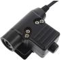Armorwerx U94 PTT System Compatible with 3.5mm Mobile Phone/Android/iPhone (Military/NATO-US/Peltor Wired)