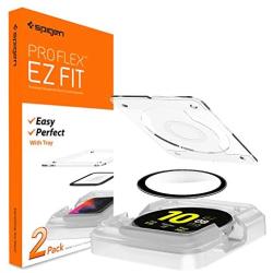 Spigen Proflex EZ FIT Screen Protector Designed for Galaxy Watch Active 2 (40mm) - 2 Pack