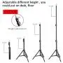 10" Selfie Ring Light with Tripod Stand and Double Phone Holder for Live Stream/Online Meeting/Video/Camera/YouTube, Compatible for iPhone Android Phone Ringlight Flashes
