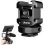 ULANZI PT-12 Camera Hot Shoe Extension Bracket with Triple Cold Shoe Mounts for Microphone LED Video Light, 1/4 Screw for Magic Arm, Aluminum Shoe Mount Compatible with Nikon Canon Sony Cameras