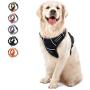 WALKTOFINE Dog Harness No Pull Reflective, Comfortable Harness with Handle,Fully Adjustable Pet Leash Vest for Small Medium Large Dog Breed Car Seat Harness
