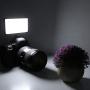 Qiilu Portable Photography Fill Light, FL120R Aluminum Alloy 3000K-5500K 5000mah Built-in Lithium Battery Photography Fill Light