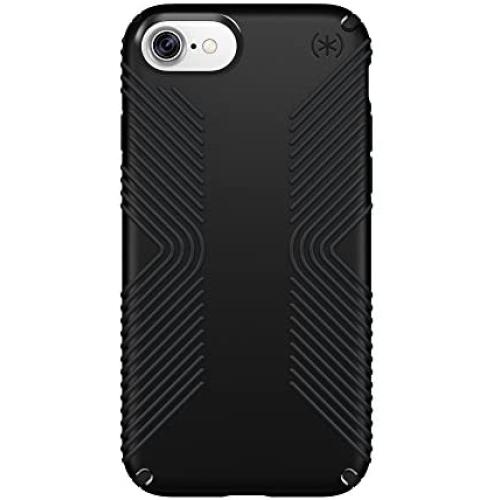 Speck Products Presidio Grip Cell Phone Case for iPhone 7 - Black, 79987-1050