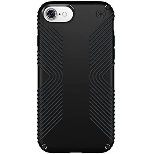 Speck Products Presidio Grip Cell Phone Case for iPhone 7 - Black, 79987-1050
