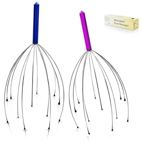 Scalp Massagers, Handheld Head Massage Tingler, Scratcher for Deep Relaxation, Hair Stimulation and Stress Relief (2 Pack, Random Colors) Scalp Massagers, Handheld Head Massage Tingler, Scratcher for Deep Relaxation, Hair Stimulation and Stress Relief (2 Pack, Random Colors)