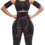 JOHN.QIU High Waist and Thigh Trimmer for Women- Body Shaper Band Exercise Adjustable Sweat Belt Hip Lifter Trimmer Sport Girdle Belt