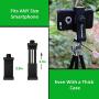 KobraTech Cell Phone Tripod Mount - UniMount 360 Universal iPhone Tripod Mount Adapter with Remote