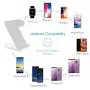 FACEVER 2 in 1 Wireless Charger Stand Dock Fast Qi Phone iWatch Charging Station Compatible for Apple Watch Series 1 2 3 4 5 iPhone 11 Pro Max X XS XR 8 8 Plus Samsung S9 S10, White FACEVER 2 in 1 Wireless Charger Stand Dock Fast Qi Phone iWatch Charging Station Compatible for Apple Watch Series 1 2 3 4 5 iPhone 11 Pro Max X XS XR 8 8 Plus Samsung S9 S10, White