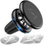FLOVEME Magnetic Car Phone Mount - 360° Rotating Cell Phone Holder for Car Air Vent N52 Magnetic Car Mount Compatible with iPhone/Samsung/Galaxy/Google/LG Smart Phones Stand Car Phone Holder