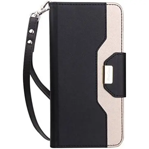 ProCase Google Pixel 2 XL Wallet Case, Flip Kickstand Case with Card Holder Mirror Wristlet, Folding Stand Protective Cover for Google Pixel 2 XL (2017 Release) -Black ProCase Google Pixel 2 XL Wallet Case, Flip Kickstand Case with Card Holder Mirror Wristlet, Folding Stand Protective Cover for Google Pixel 2 XL (2017 Release) -Black