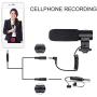 Winterjoys Single-Channel Microphone, Concept Stereo Camcorder Microphone for DSLR Camera Computer Mobile Phone PC Interview Talk Recording Microphone.