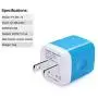 Wall Charger, Sicodo 3-Pack Dual Port USB Home Travel Wall Charger Plug Compatible with iPhone X,8,7 Plus,6 Plus, 6s Plus, Tablet, Samsung Galaxy S10,S10+,S9,S8, S7, S6 Edge, HTC, LG, Sony, and More