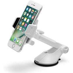 Spigen Car Phone Holder Windscreen Dashboard Universal Compatibility Telescopic Extendable Arm Car Mount One Tap Technology Carbon Pattern 360 Degree Rotatable