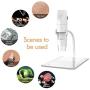 SKYBASIC Wireless Digital Microscope, Mini Pocket Handheld USB 50x to 1000x Magnification Camera 1080P FHD 2.0 MP 8 LED WiFi Endoscope Compatible with Android Smartphone, iPhone, Tablet, Windows Mac