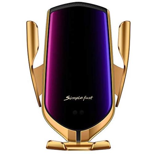 Wireless Car Charger Mount, Auto-Clamping 10W/7.5W Fast Charging for Most Mobile Phones That Support Wireless Charging