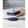 Anker Wireless Charger, PowerWave Pad 10W Max Qi-Certified Fast Charging for iPhone SE, 11, 11 Pro, 11 Pro Max, Xs Max, XR, XS, X, 8, 8 Plus, AirPods, Galaxy S20 S10 S9 S8, Note 10 9 8 (No AC Adapter)