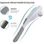 RENPHO Rechargeable Hand Held Deep Massager for Muscles, Back, Foot, Neck, Shoulder, Leg, Calf Cordless Electric Body Massage with Portable Design, White