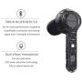 Wireless Earbuds,Knauue Bluetooth 5.0 Earbuds IPX5 Waterproof, Wireless Earphones for Work 40Hours Playing Time Bluetooth Earbuds Built-in Mic (Black)
