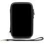 ADVcer 3DS Case, EVA Waterproof Hard Shield Protective Carrying Case with Detachable Hand Wrist Strap for Nintendo New 3DS XL, New 3DS, 3DS XL, 3DS, 3DS LL or 2DS XL or DSi, DS Lite (Black)