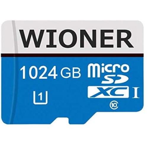 1TB Micro SD SDXC Card High Speed Memory Card Class 10 with Free Adapter, Designed for Android Smartphone and PC