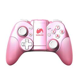 NewGame N1 Bluetooth Wireless Game Handle Game Controller Gamepad for Mobile Phone /Tablet/PC (Pink)