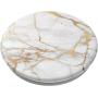 PopSockets: PopGrip with Swappable Top for Phones and Tablets - Gold Lutz Marble