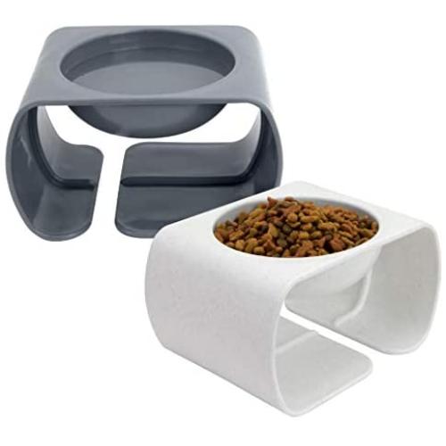 Kitty City Raised Cat Food Bowl Collection, Stress Free Pet Feeder and Waterer Kitty City Raised Cat Food Bowl Collection, Stress Free Pet Feeder and Waterer