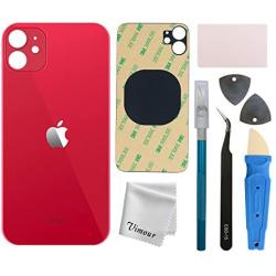 Vimour Back Glass Replacement for iPhone 11 6.1 Inches All Carriers with Pre-Installed Adhesive and Repair Tool Kits (Red)