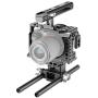 Neewer Camera Video Cage Rig Compatible with Sony A7RIII/A7III Camera, with Top Handle Grip and Cold Shoe Mount, Aviation Aluminum Design for Video Film Movie Making