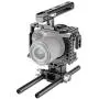 Neewer Camera Video Cage Rig Compatible with Sony A7RIII/A7III Camera, with Top Handle Grip and Cold Shoe Mount, Aviation Aluminum Design for Video Film Movie Making