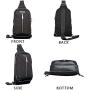 SEPTWOLVES Sling Casual Daypack,Lightweight Waterproof Chest Bag for Men Women Boys