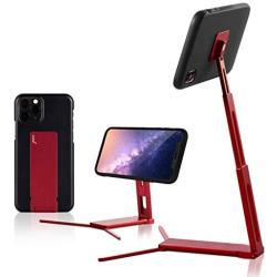 Lookstand + Detach Mount Lava Adjustable Cell Phone Stand Compatible with iPhone & Android - Cell Phone Holder for Bed | iPhone Holder iPhone Stand for Video | Desk Phone Stand for Recording
