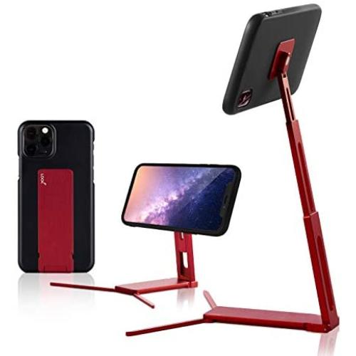 Lookstand + Detach Mount Lava Adjustable Cell Phone Stand Compatible with iPhone & Android - Cell Phone Holder for Bed | iPhone Holder iPhone Stand for Video | Desk Phone Stand for Recording