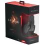 Sentey Gaming Headset Red Arrow Analog 3.5mm In-line Volume Control & Computer Headset with Microphone Gaming Headphones Headphone Pc, Mac or Laptop, Tablet, Mobile Phones / Headset with Mic Heavy Duty Braided 2 Meters Cable / Leather Padded Ear Pads 