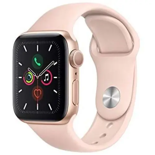 Apple Watch Series 5 (GPS, 40mm) - Gold Aluminum Case with Pink Sport Band