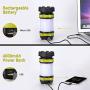 AlpsWolf Camping Lantern Rechargeable Camping Flashlight 4000mAh Power Bank,6 Modes, IPX4 Waterproof, Led Lantern Camping, Hiking, Outdoor Recreations, USB Charging Cable Included