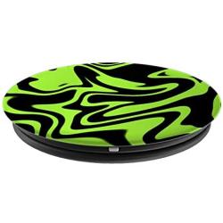 Lime Green and Black - Boys Series PopSockets Grip and Stand for Phones and Tablets