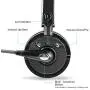 Bluetooth Headphones with Microphone LUXMO Wireless Bluetooth Headset [Noise Cancelling & Listen to Music] with Mic Car Phone Headset for iPhone Android Cellphone Office Call Center Skype Truck Driver