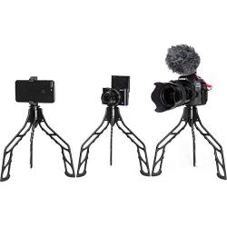 SwitchPod DSLR Tripod for Smart Phone Camera Stand Holder for iPhone, Android, Aluminum, Lightweight, Indestructible, Great for Selfies, Vlogging, Photography Switch Pod