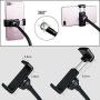 Universal Selfie Ring Light with Flexible Mobile Phone Holder Lazy Bracket Desk Lamp LED Light for Live Stream Office Kitchen