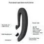 Ear Hook Wireless Bluetooth Headphones,LISN Painless Wearing Bluetooth Earpieces with Mic,Lightweight Non Ear Plug Single Ear Bluetooth Headsets for Cell Phone 8-10 Hrs Playtime(Black) Ear Hook Wireless Bluetooth Headphones,LISN Painless Wearing Bluetooth Earpieces with Mic,Lightweight Non Ear Plug Single Ear Bluetooth Headsets for Cell Phone 8-10 Hrs Playtime(Black)