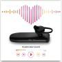 HIFEER Bluetooth Headset Waterproof Voice Command Wireless Bluetooth Earpiece with Noise Canceling Mic Hands Free for iPhone Android Samsung Cell Phone - Black
