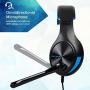 LETTON Stereo Gaming Headset for Xbox One, PS4, PC, Over Ear Headphones with Noise Cancelling Mic, Volume Controller, Bass Surround, Soft Memory Earmuffs for Computer Laptop Mac LETTON Stereo Gaming Headset for Xbox One, PS4, PC, Over Ear Headphones with Noise Cancelling Mic, Volume Controller, Bass Surround, Soft Memory Earmuffs for Computer Laptop Mac