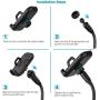 Car Cup Holder Phone Mount, Adjustable Gooseneck Cupholder Cell Phone Cradle with 360° Rotatable Holder for iPhone XR Xs XS Max X 8 7 7 Plus 6s/ Samsung Galaxy S10 S9 S8 S7/ Note 9 8, Huawei, GPS etc