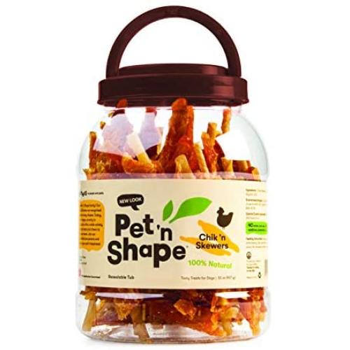 Pet n Shape Chik n Skewers – Chicken Wrapped Rawhide Dog Chew